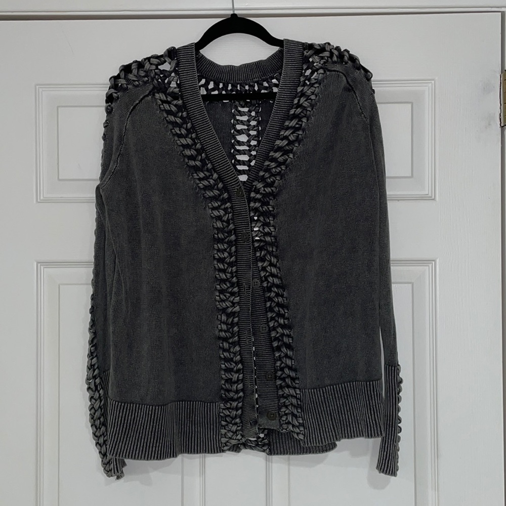 Allsaints knit cardigan Sz 6 vintage look